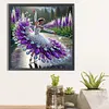 Dancing on ice girl - peinture au diamant de forme sp&eacute;ciale - 30*30cm