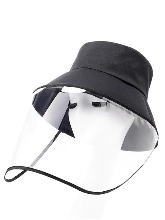 Detachable Face Shield Outdoor Protective Bucket Hat