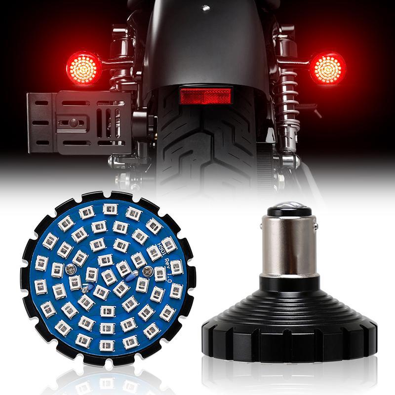 LED Brake Light with Single Contact 1156 Insert Kit for Motorcycles