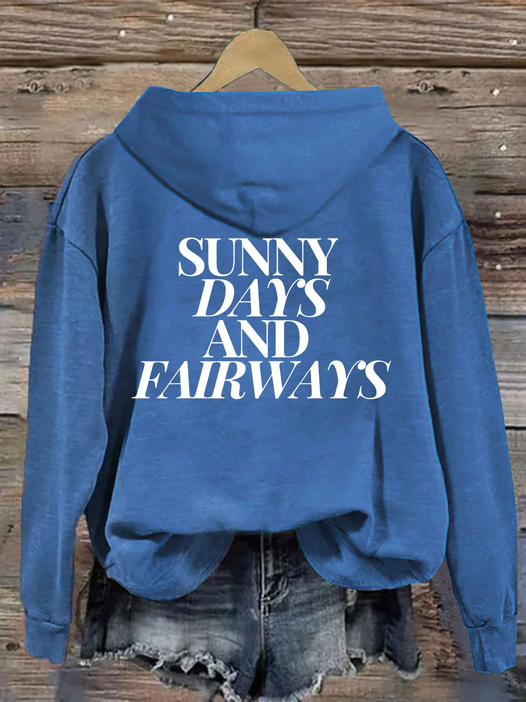 Sunny Days And Fairways Golf Hoodie