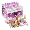 Freezer Shape Fridge Magnets Fridge Stickers with Food Models for Kitchen Locker