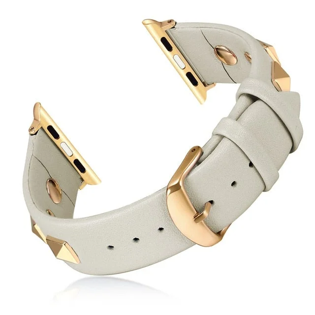 Apple Watch Luxury Rivet Style Buckle Watchband