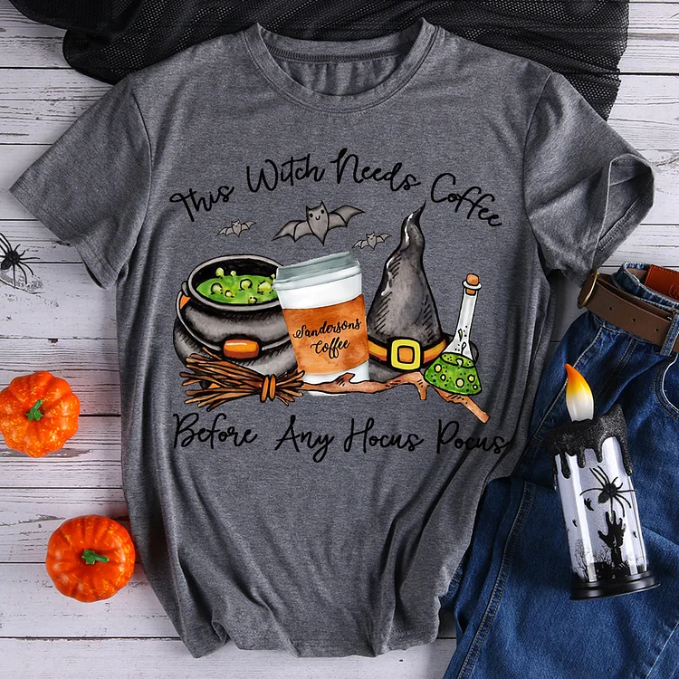 Funny Halloween Hocus Pocus T-Shirt-06885