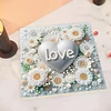 (Pre-Framed)Flower Love-Special Shape Diamond Painting Kit(25x25cm)