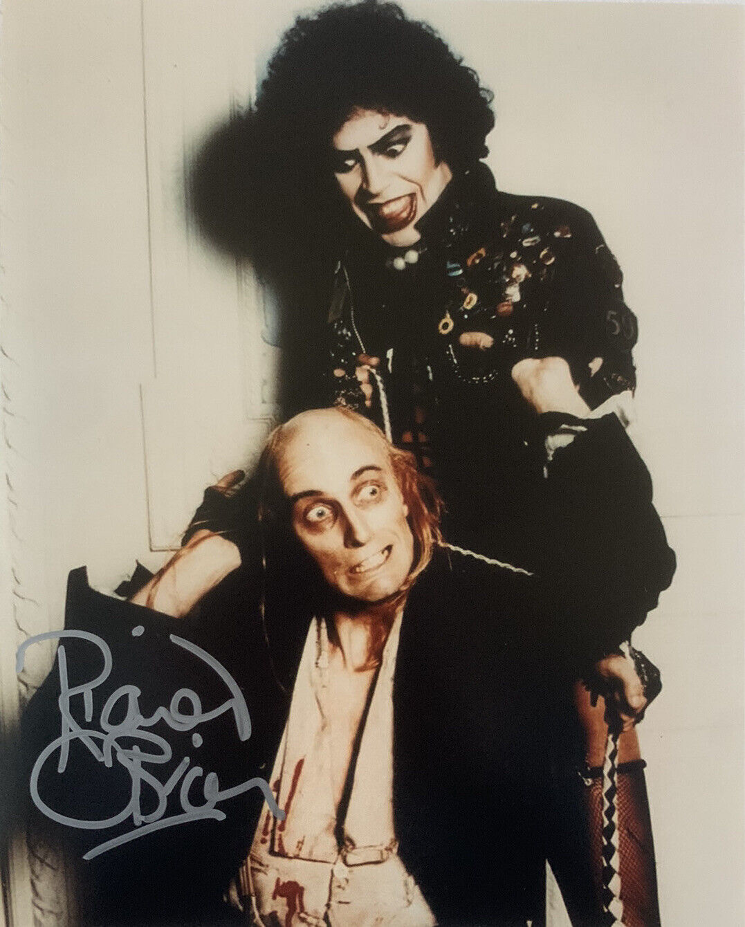 RICHARD O’BRIEN HAND SIGNED 8x10 Photo Poster painting ROCKY HORROR SHOW AUTOGRAPH RARE COA