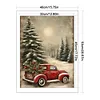 Christmas Tree And Car-11CT Stamped Cross Stitch 40*53cm/15.75*20.87in tapestrymarket