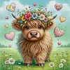 (Multi-Style) Highland Cattle-11CT Stamped Cross Stitch 40*40cm/15.75*15.75in