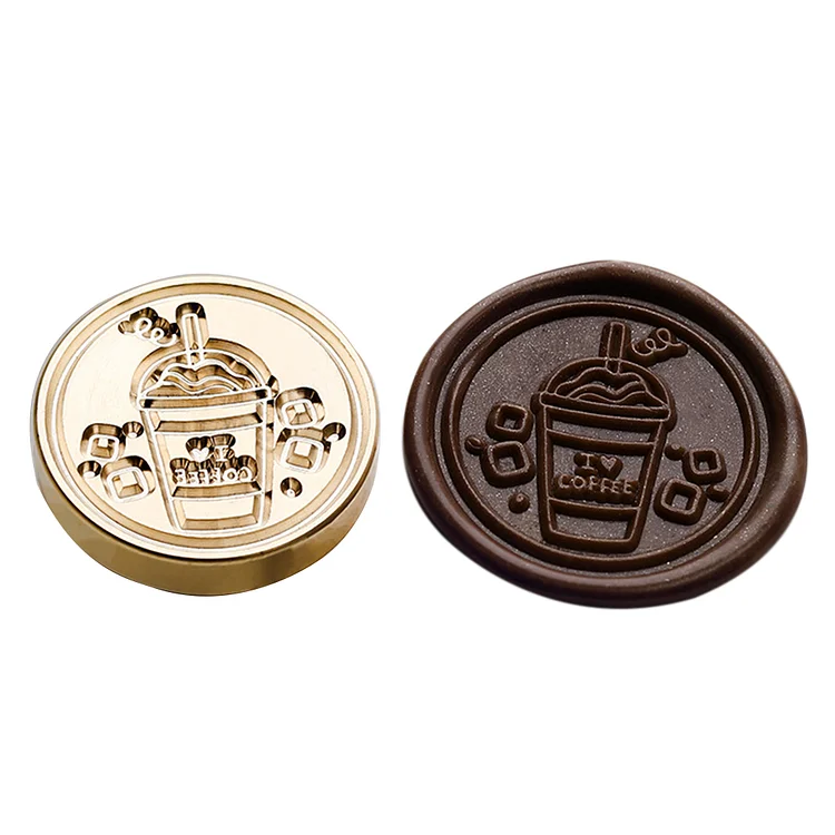 Diy Fire Lacquer Round Sealing Wax Stamp Head gbfke