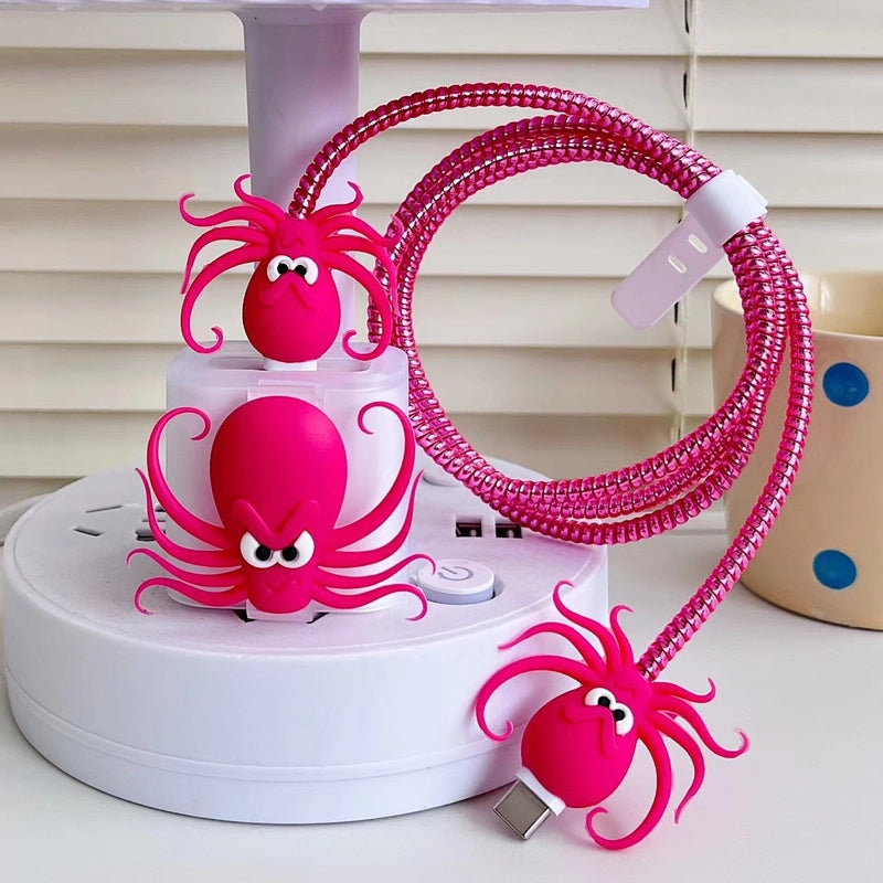 Sunflower Iphone 20w Charger Data Cable Anti-break Protective Cover