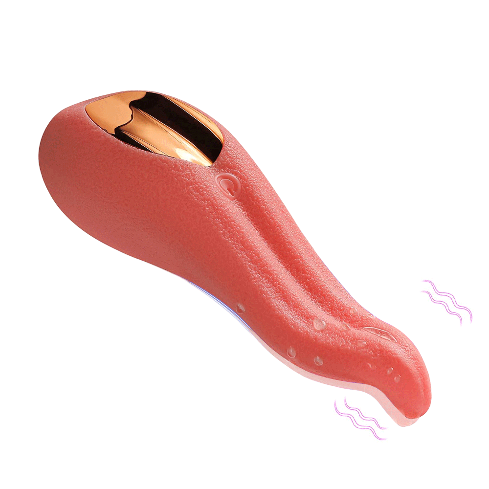 Tongue Toy Tongue-licking Clitoris Stimulator - Rose Toy