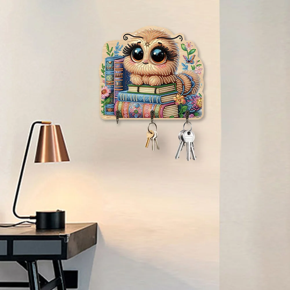 DIY Bee 3 Hooks Diamond Painting Pet Hook Rail Diamond Art Hanging Hooks