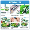 (US Only)Acrylic 2D Flat Print DIY Garden Dragonfly Diamond Art Tabletop Decorations