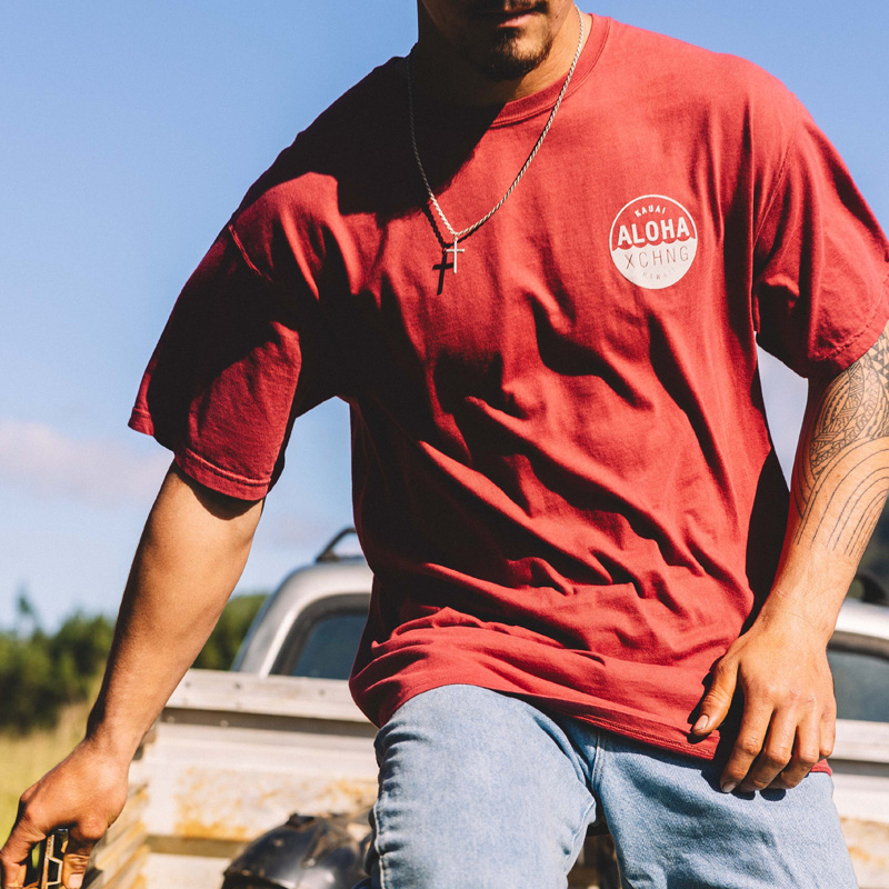Men M's Shop Logo Pau Hana Oversized Tee