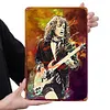 Angus Young - Panneaux en &eacute;tain m&eacute;tallique(20*30cm/30*40cm) - Musique