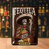 Tequila servie ici - Panneaux en &eacute;tain m&eacute;tallique(20*30cm/30*40cm)
