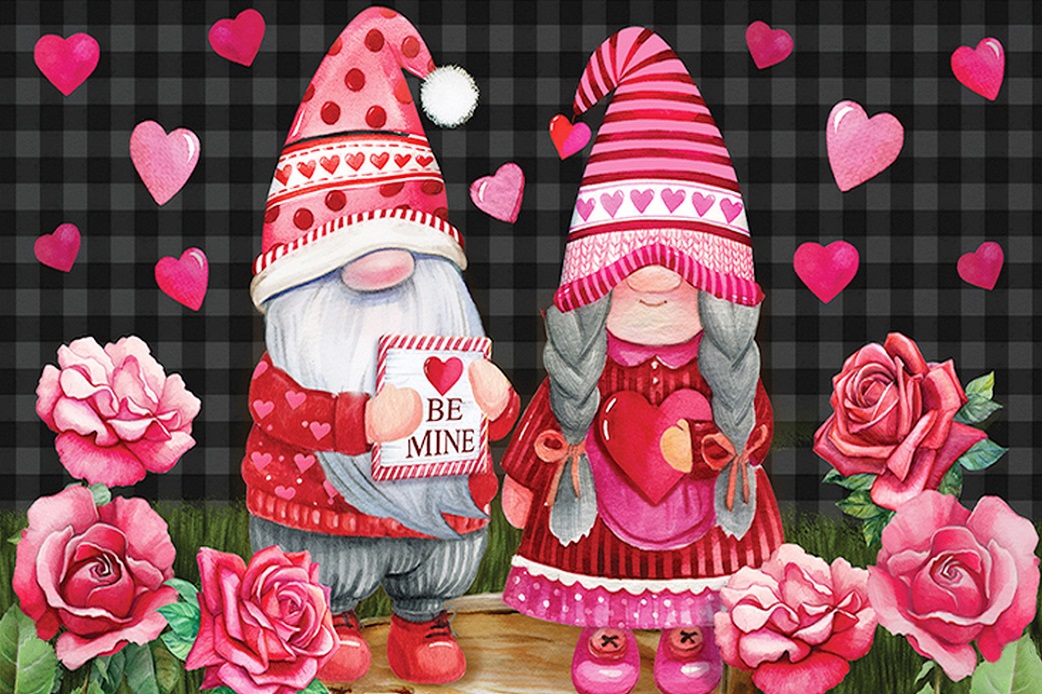 

Love Gnome - Round Drill Diamond Painting - 45*30CM, 501 Original