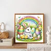 Diamond Painting -DIY Full Round Drill Easter Flower Bunny