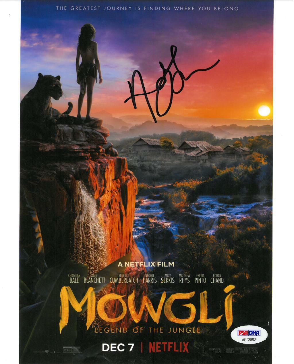 Andy Serkis Signed Mowgli Authentic Autographed 8x10 Photo Poster painting PSA/DNA #AE93862