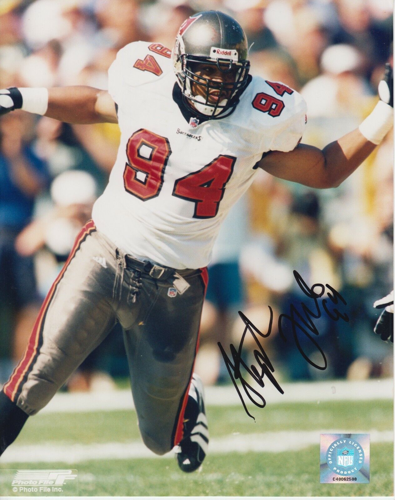 Steve White #0 8x10 Signed Photo Poster painting w/ COA Tampa Bay Bucs