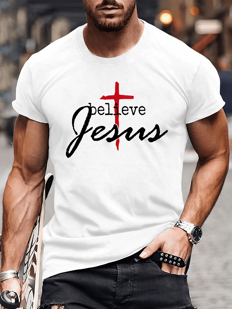 Believe Jesus Men's T-shirt