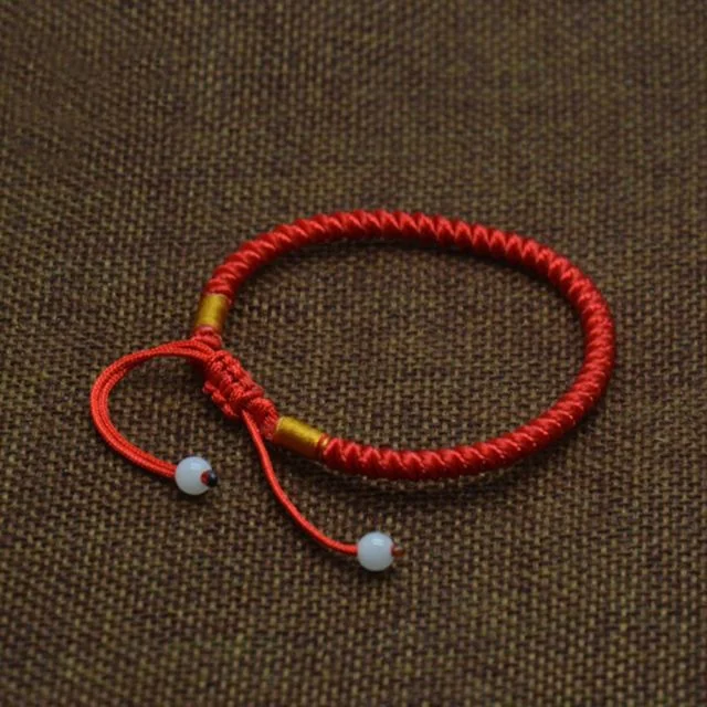 3Pcs/Set 2020 New 16cm Classic Red String Bracelet Lucky Chinese Red Rope String Wrap Bracelet Good Luck For Women Birthday Gift