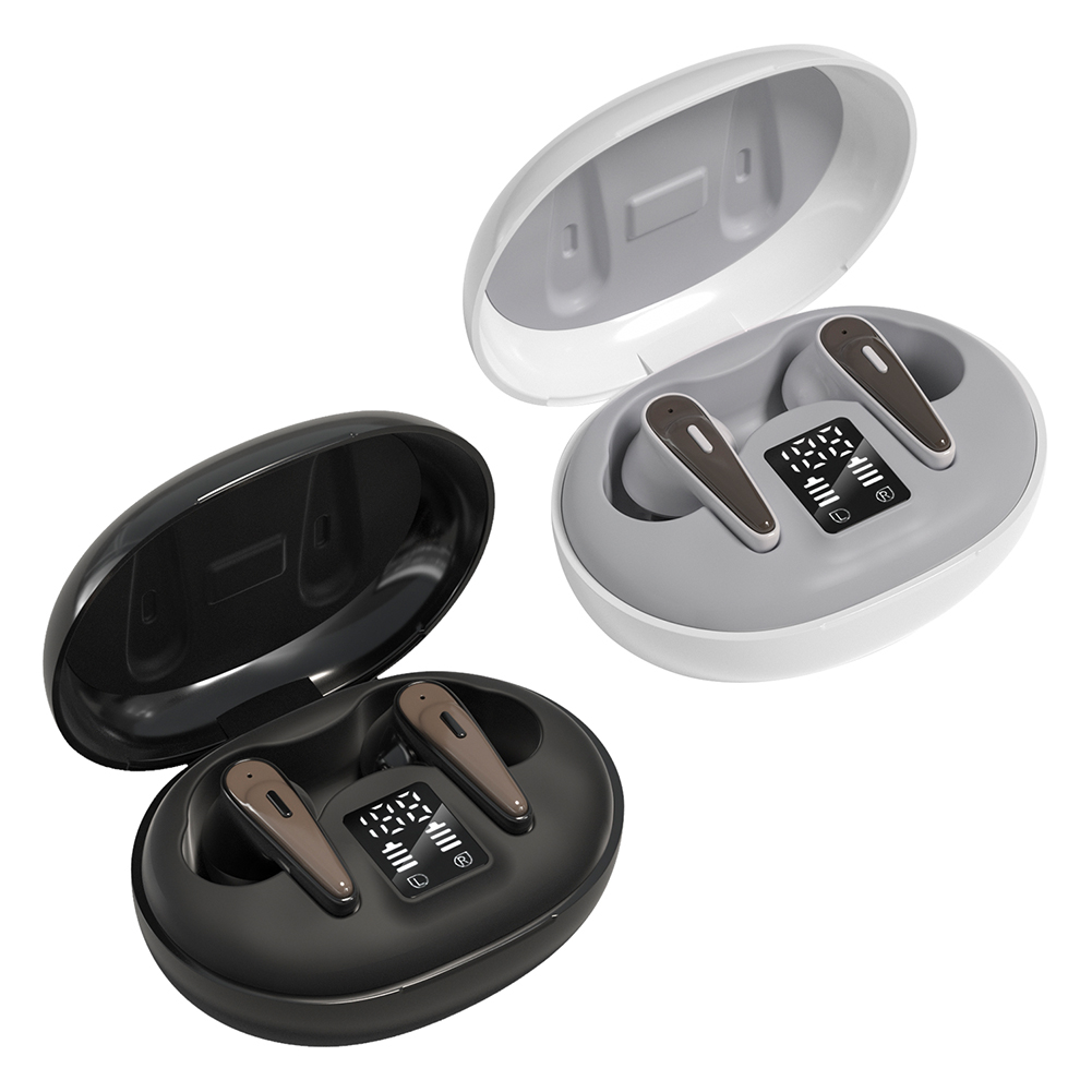 

A5 TWS Bluetooth Wireless Earphones Sports Music Handsfree MIC Headphones, White, 501 Original