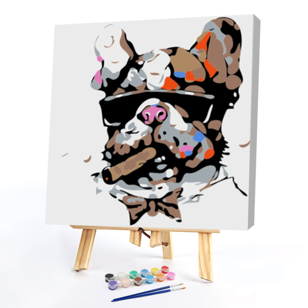 

20*20CM - Paint By Numbers - Dog, 501 Original