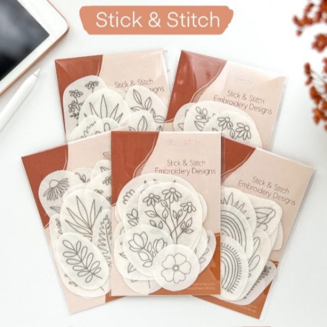 Stick and Stitch Paper Printable Embroidery Transfer Paper 