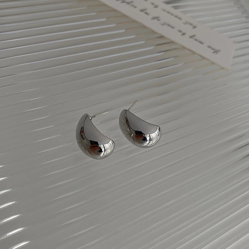 Silver Needle  Exaggerated Lovely Earrings Light Luxury High-grade Niche Earrings Fashion Metal Temperament Earrings For Women