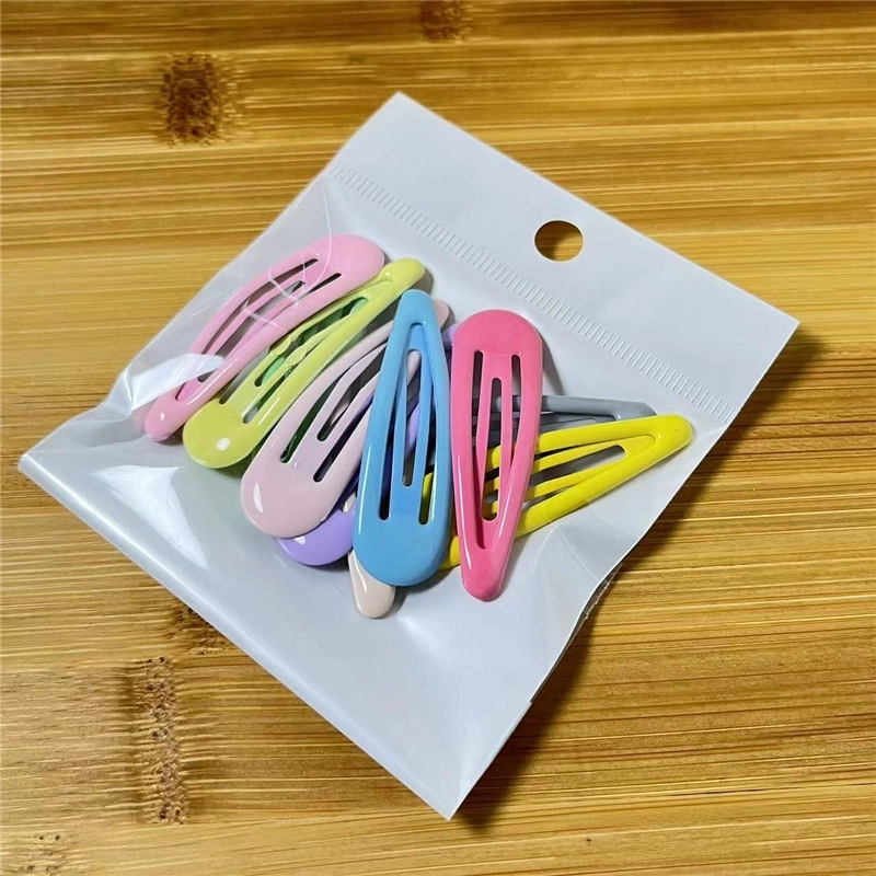 Sweet BB Clip Cream Color Broken Hair Headdress Oil Drop Cute Hair Clip Children’s Bangs Paint Edge Clip Candy Color