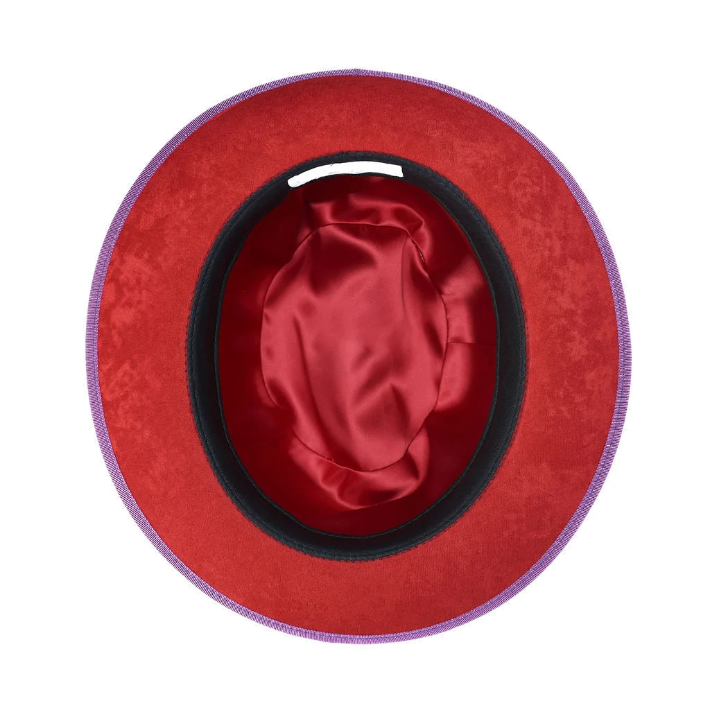 Classic Center-creased Fedora-King (Violet Purple)