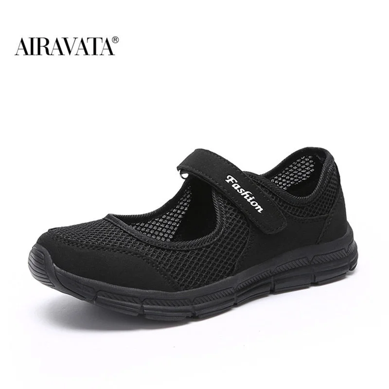 Women Sneakers Mesh Breathable Walking Shoes Fashion Light Weight Flatform Casual Flexible Women Shoes