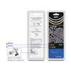 8 9 10 11 12 13-Speed Full Range Non-Hollow Steel Bicycle Chain 126-Section Bicycle Chain With Magic Buckle