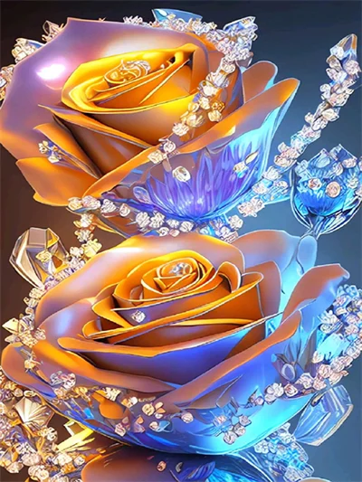 Diamond Painting - Full Round/Square Drill - Rose (30*40 - 50*60cm)