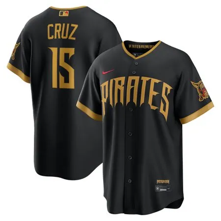 Youth Pittsburgh Pirates #15 Oneil Cruz Black 2026 City Connect Stitched Jersey