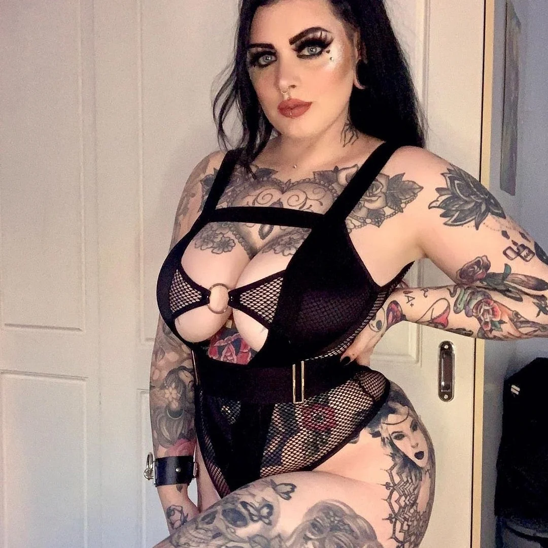 MIRABELLE Erotic Mesh Bodysuit Women Deep-V Sexy Lingerie Ring Linked Body Sissy Patchwork Tight Bitch Clothes Exotic Costumes