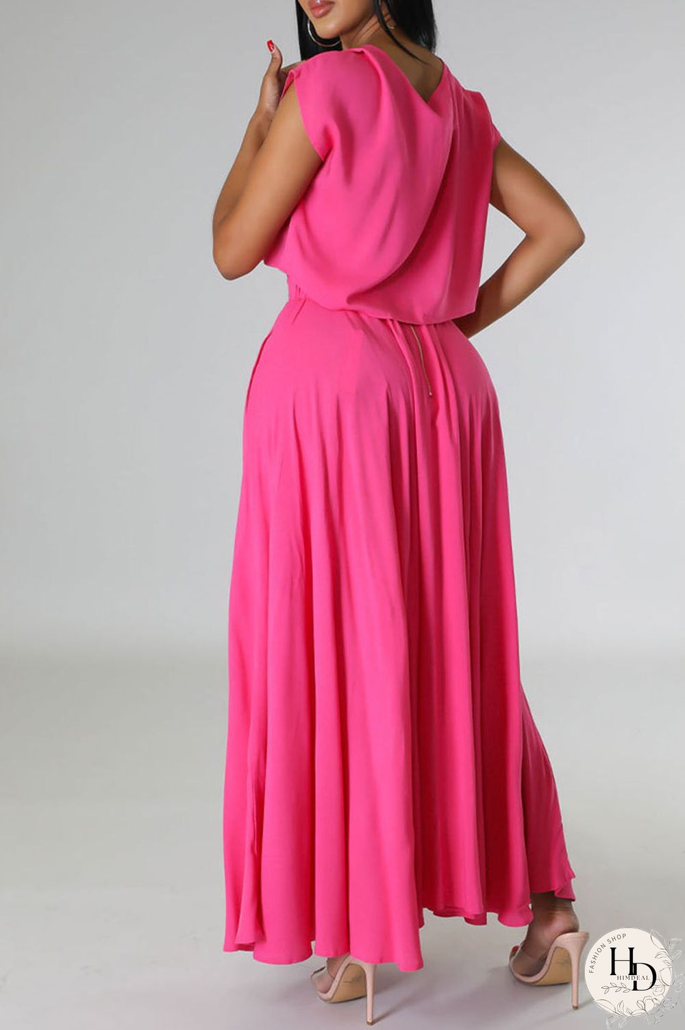 White Casual Solid Patchwork O Neck Short Sleeve Two Pieces