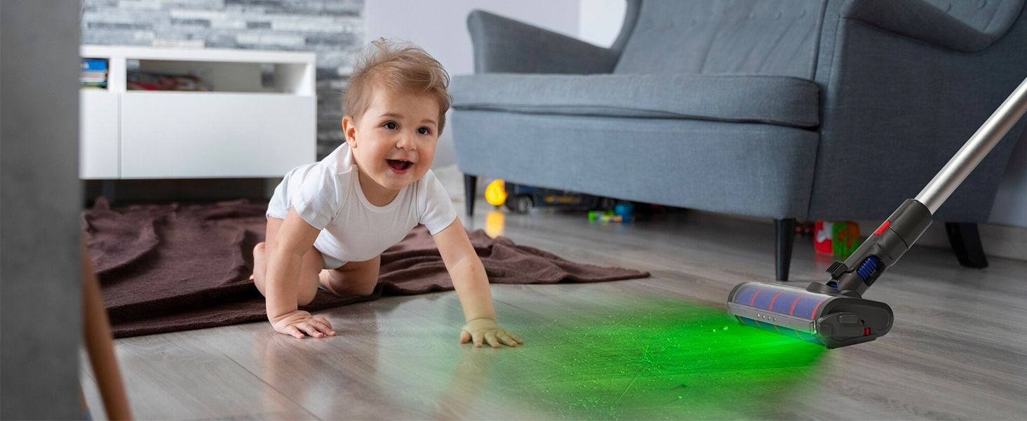 Baby Room dyson laser attachment