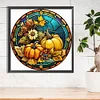 Diamond Painting -DIY Round Drill Stained Glass Pumpkin