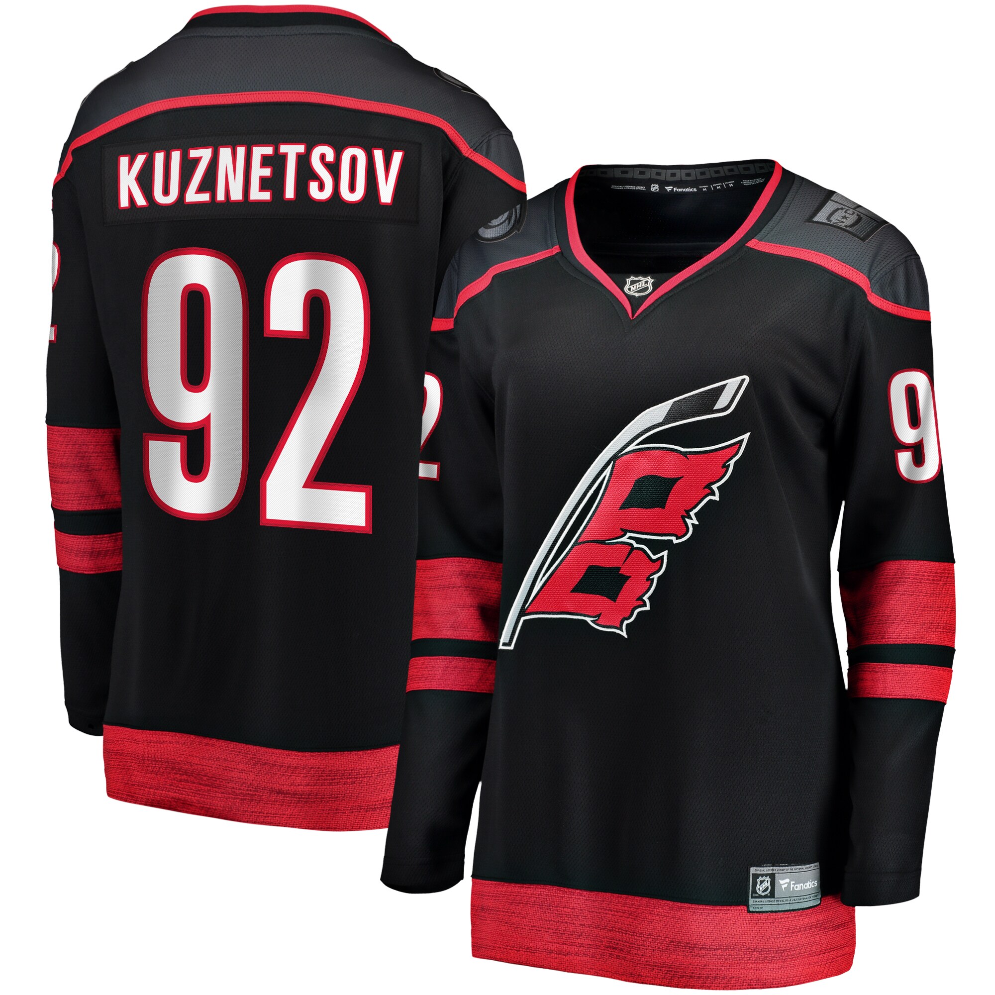 Evgeny Kuznetsov Carolina Hurricanes Fanatics Women’s Home Breakaway Jersey – Black mysite
