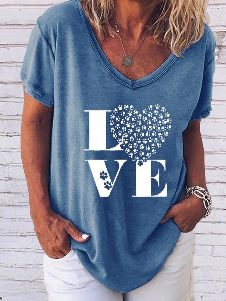 Bestdealfriday Cat Love Graphic Tee 11284032