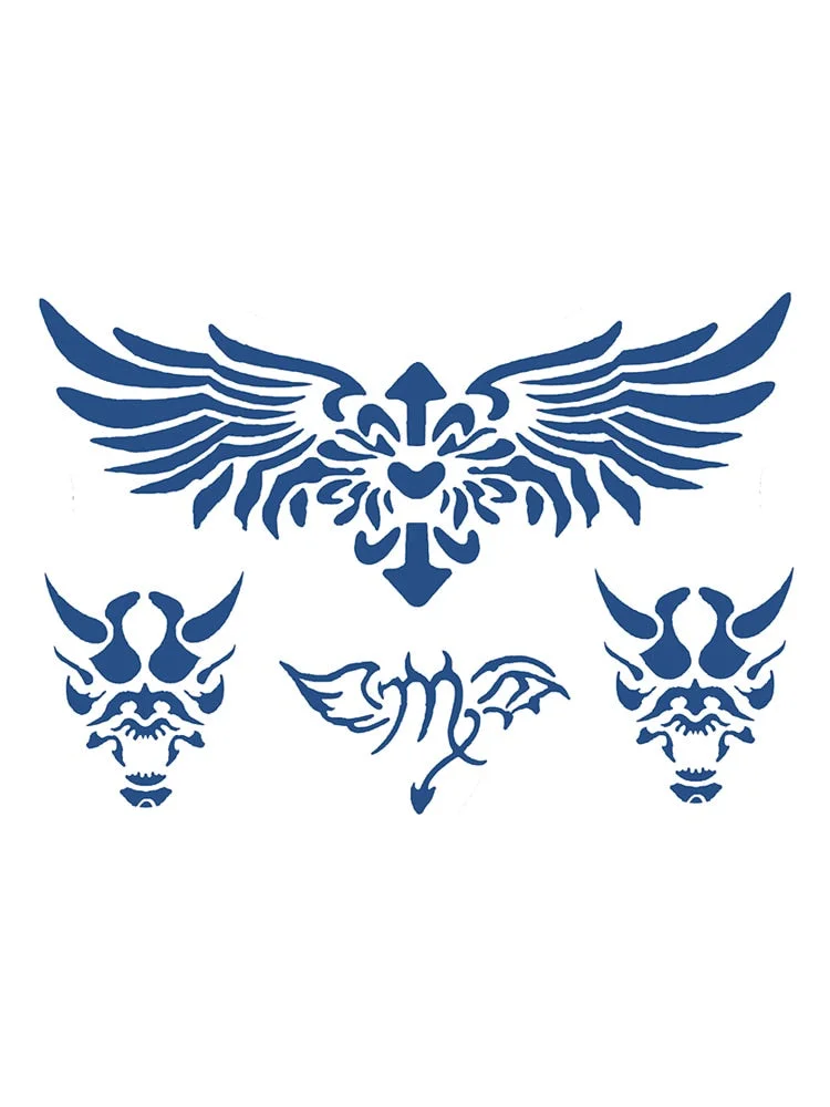 S41-89 herbal tattoo stickers juice semi-permanent non-reflective vegetation female waterproof male durable sticker simulation