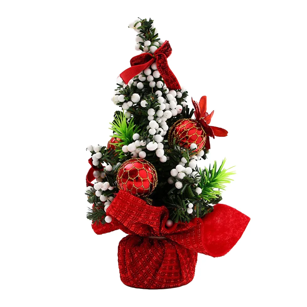 20cm Artificial Xmas Tree Great Gifts Tabletop Mini Tree Festival Party Supplies