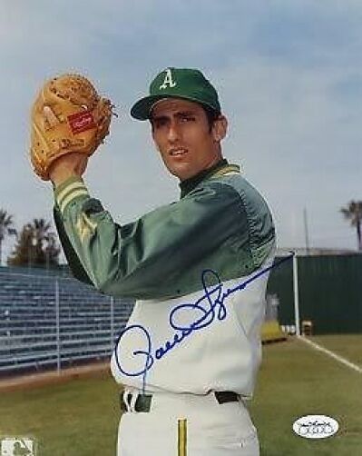 Rollie Fingers A`s Signed Jsa Cert Sticker 8x10 Photo Poster painting Autograph Authentic