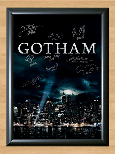 Gotham Cast Signed Autographed Photo Poster painting Poster 2 A4 8.3x11.7