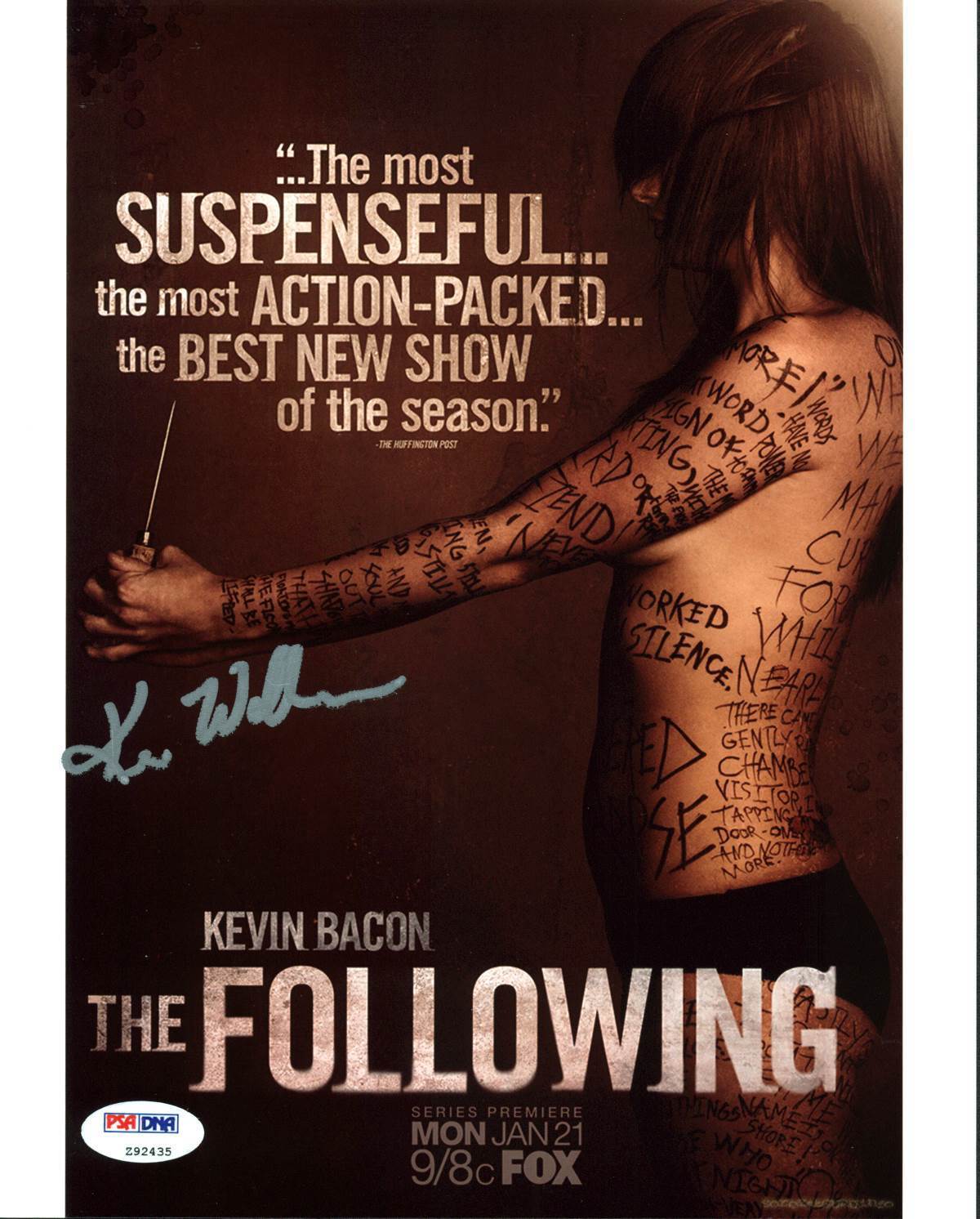 Kevin Williamson The Following Authentic Signed 8X10 Photo Poster painting PSA/DNA #Z92435