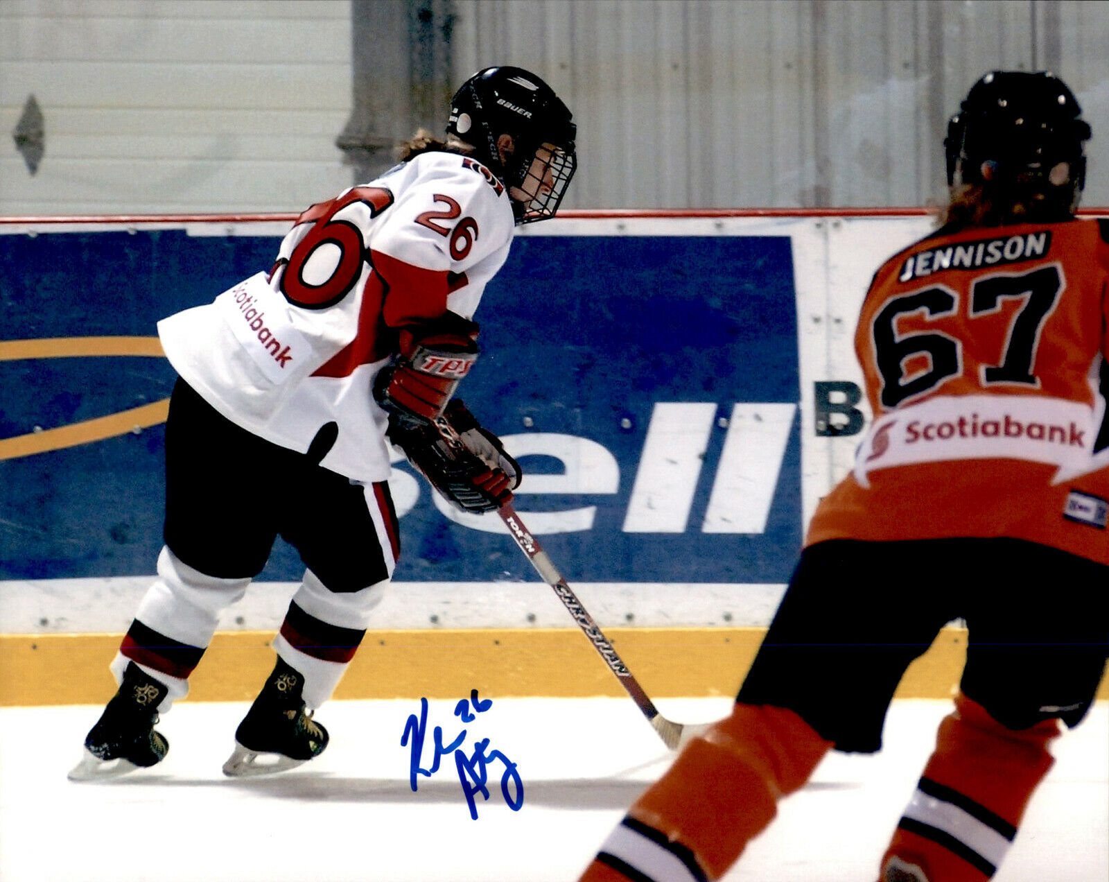 Kendra Antony SIGNED 8x10 Photo Poster painting WOMEN'S HOCKEY CWHL OTTAWA SENATORS