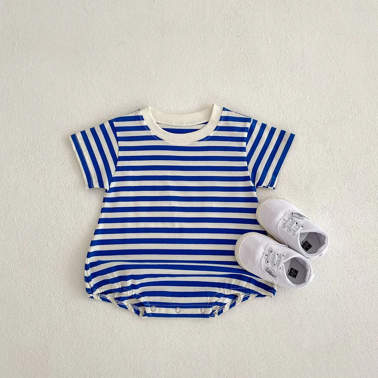 Baby Toddler Boy/Girl Stripe Short Sleeve Bodysuit