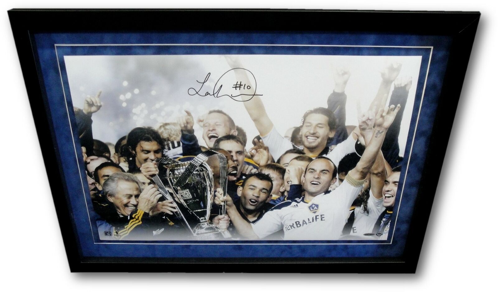 Landon Donovan Hand Signed Autograph 16x24 Photo Poster painting Custom Floating Mat Framed UDA