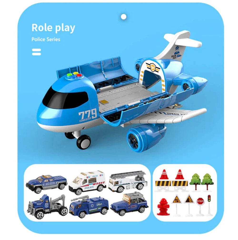 XL Airplane Toy Vehicle Play Set